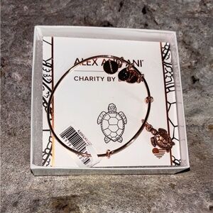 Alex and Ani Rose Gold Turtle Bracelet